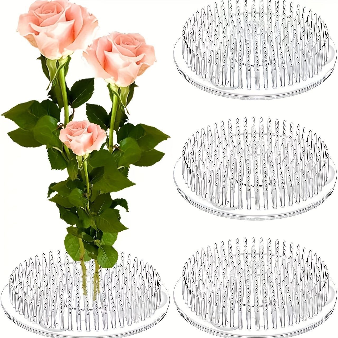 Florist Supply Bulk - Supporto Rotondo per Ikebana con Ventosa,