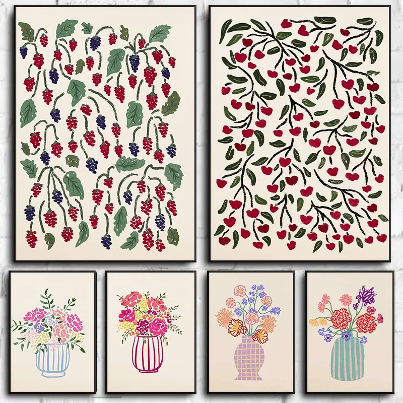 Florist Supply Vases - 1 quadro su tela senza cornice,